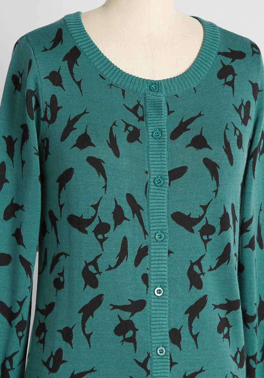 I'm Being Totally Sharkastic Cardigan