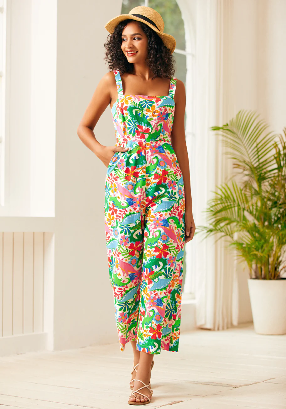 Funky Flare Jumpsuit