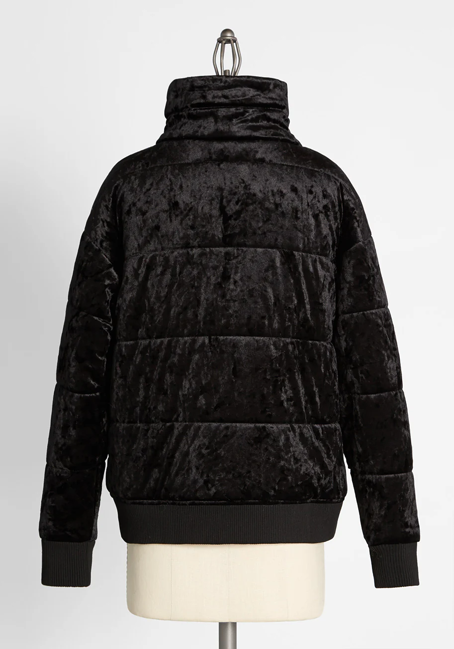Blistering Black Onyx Puffer Jacket