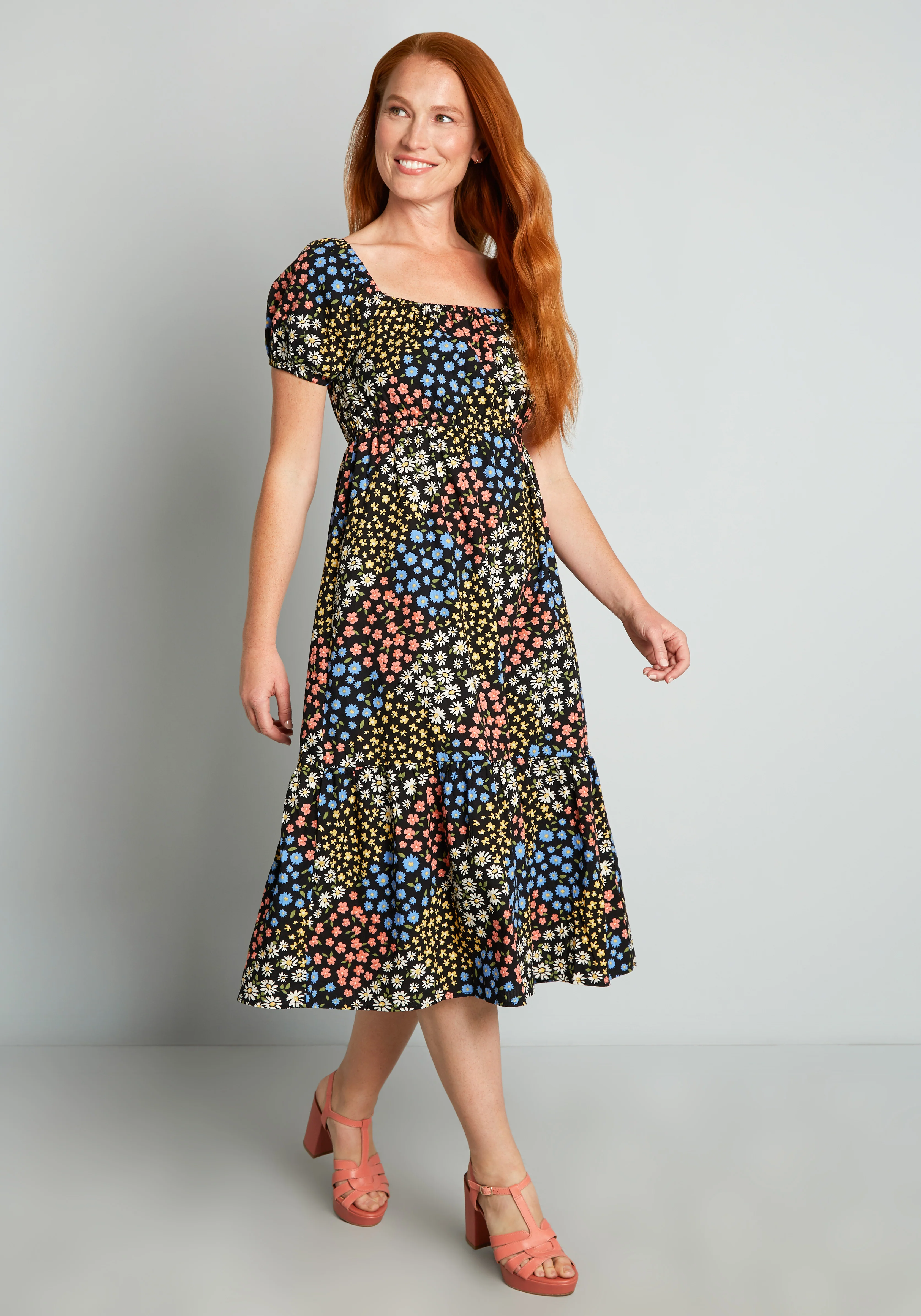 Sweetness In The Air Midi Dress