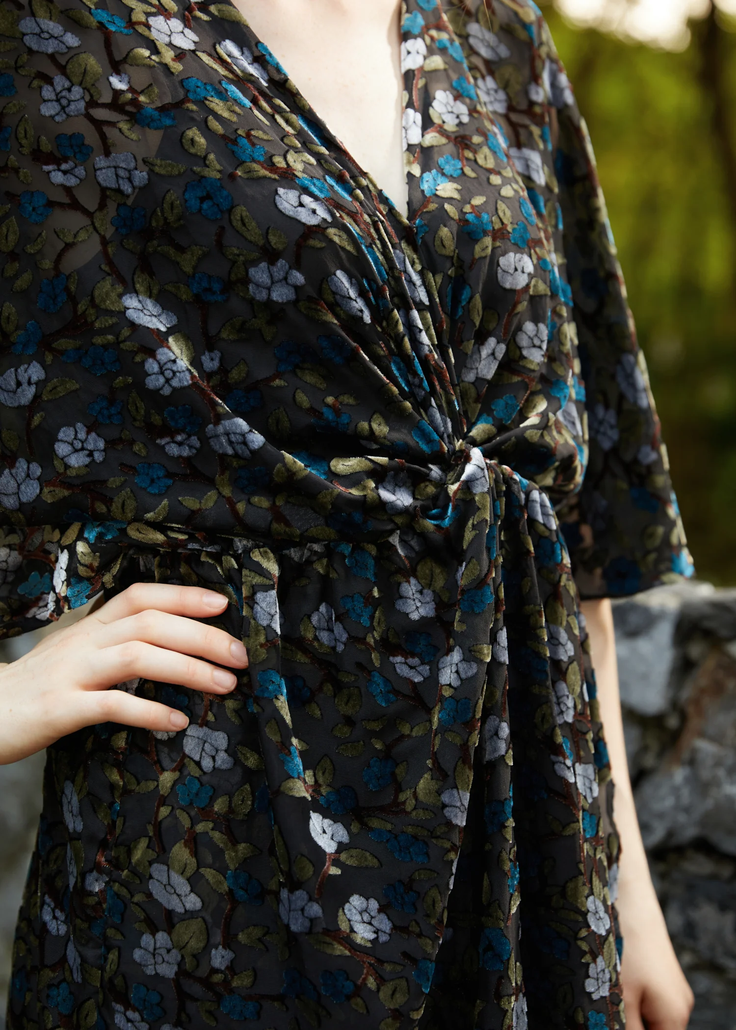 Dramatic Depths Velvet Dress