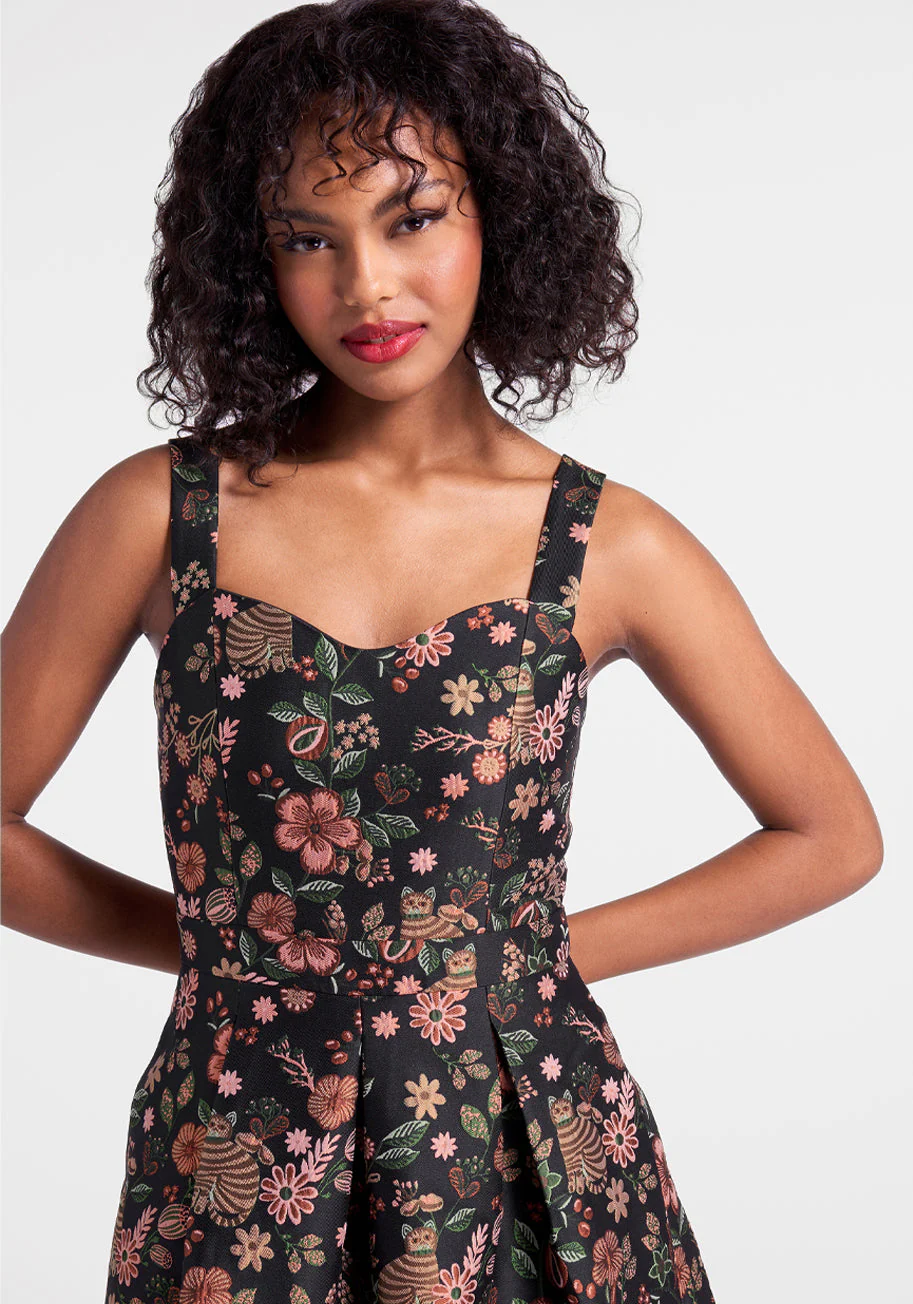 Dash of Decadence Fit And Flare Dress