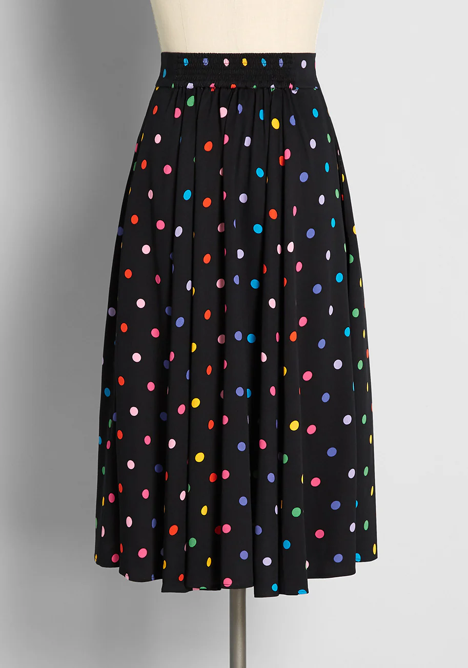 Rainbow Revival Midi Skirt