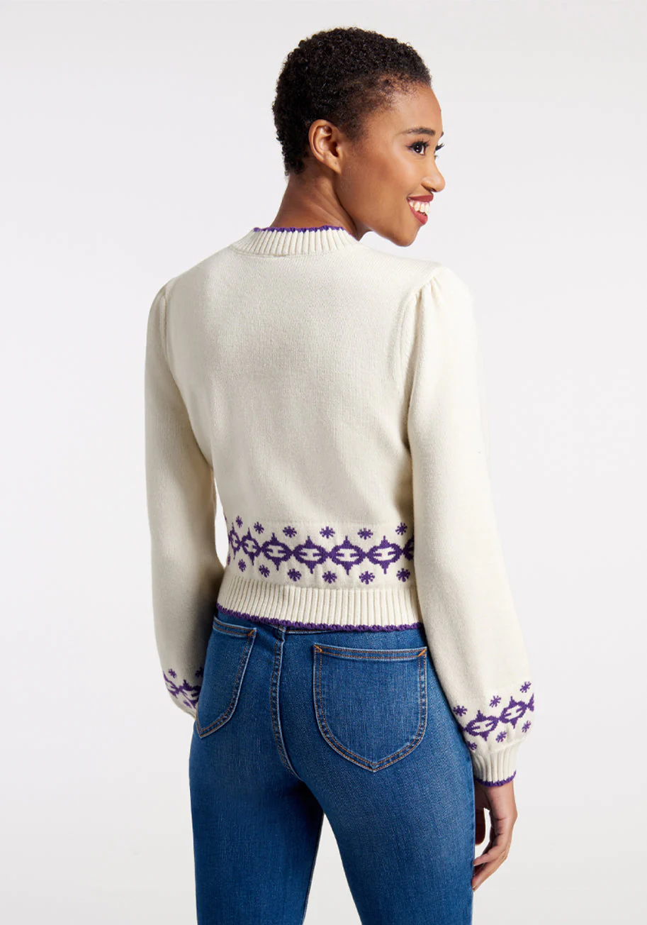 Don't Make Me Mad Mock Neck Sweater