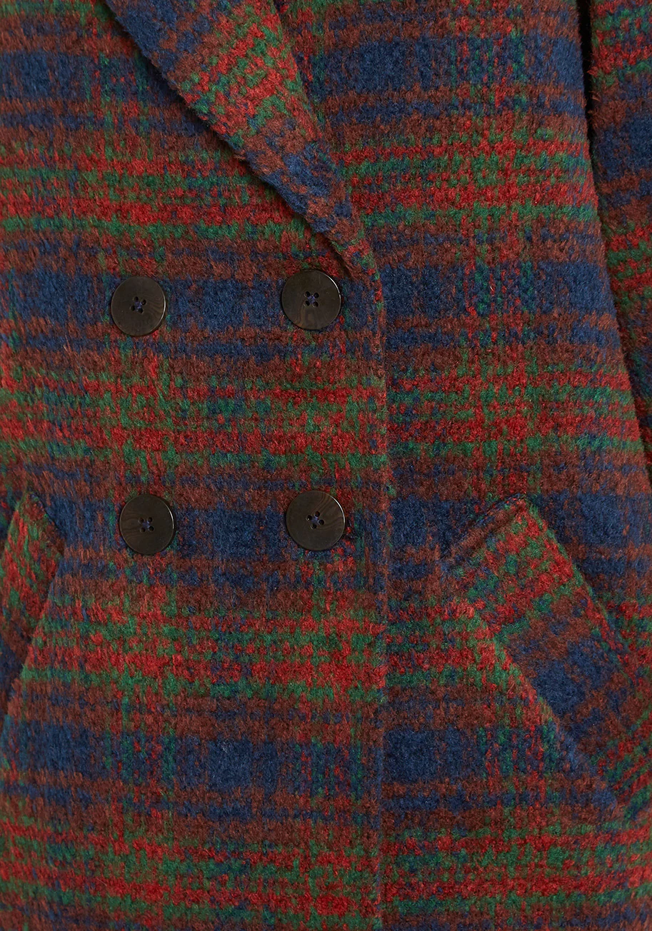 Good in Plaid Weather Oversized Coat