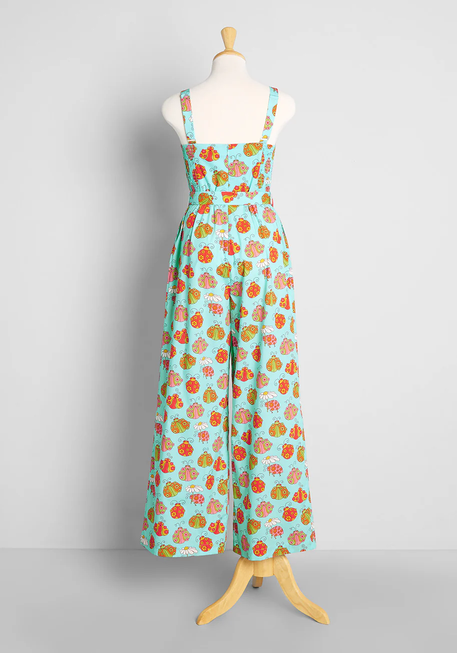 ModCloth x Marisol Muro Bugs and Kisses Wide-Leg Jumpsuit