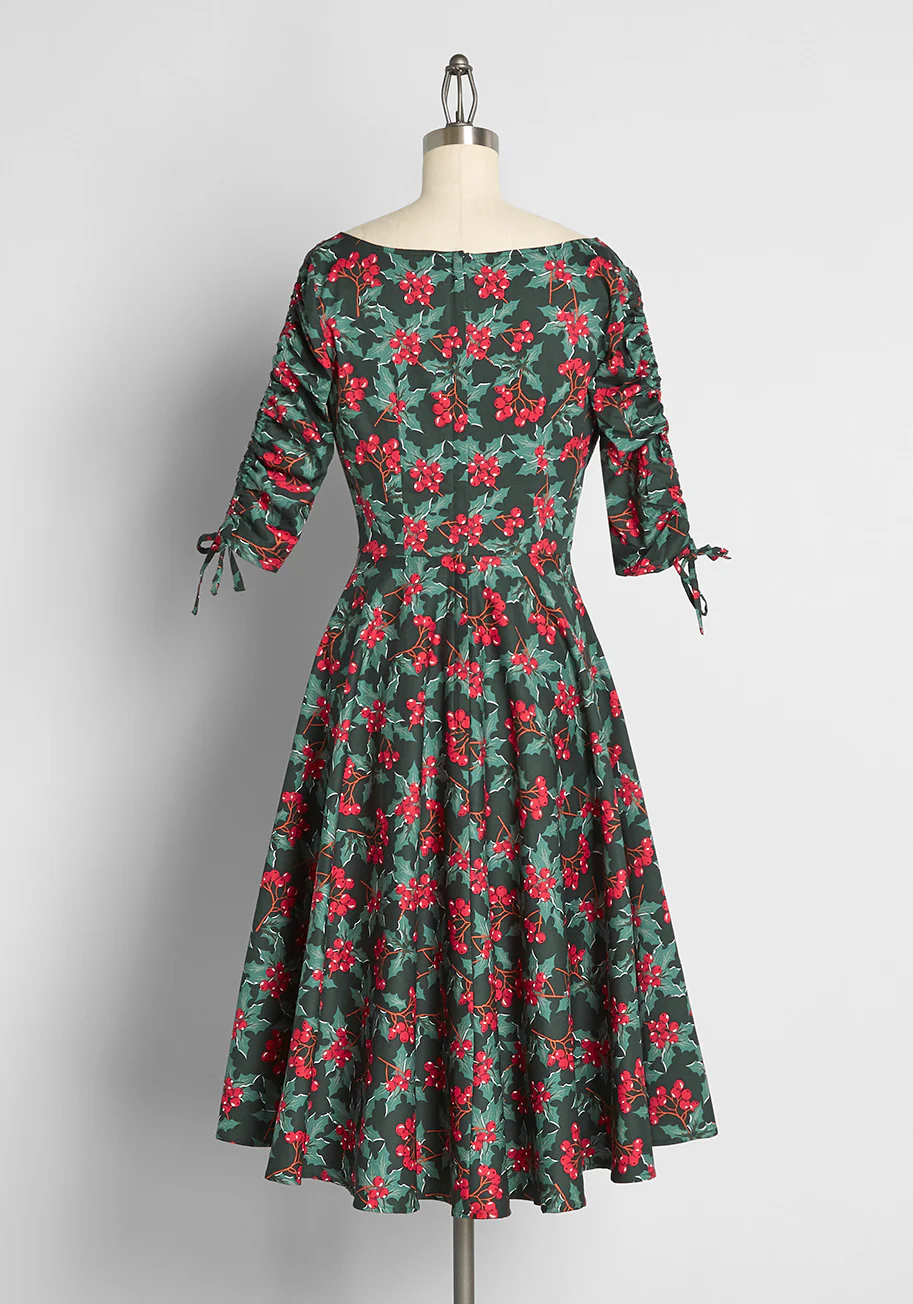 Decking The Halls Swing Dress