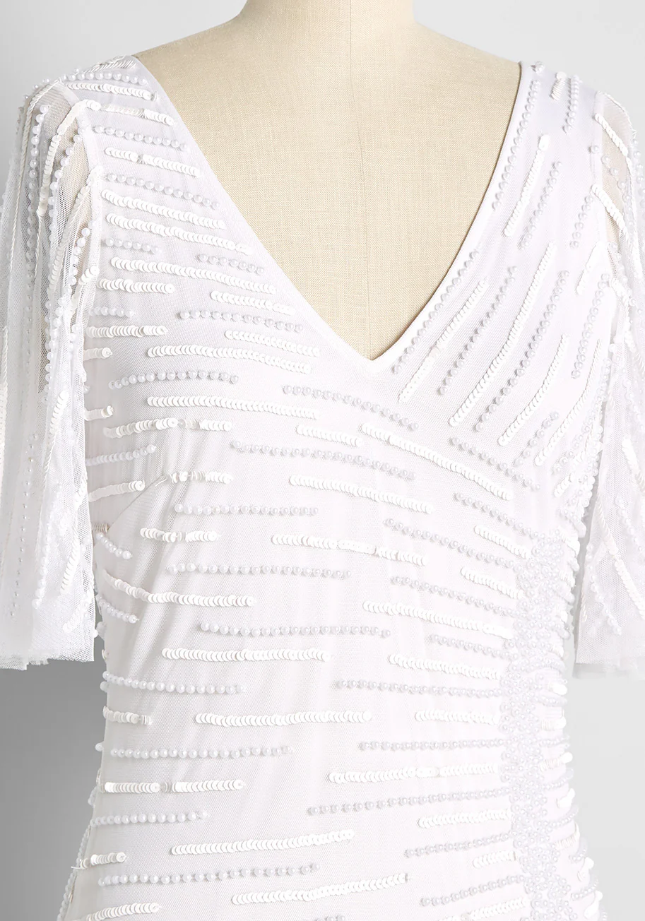 Breathtaking Beadwork Maxi Dress