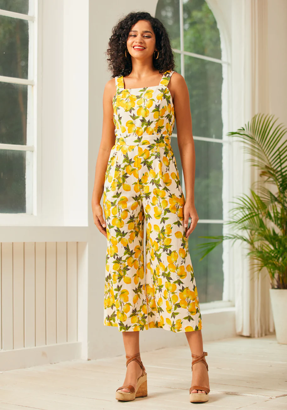 A Playful Bouquet Jumpsuit