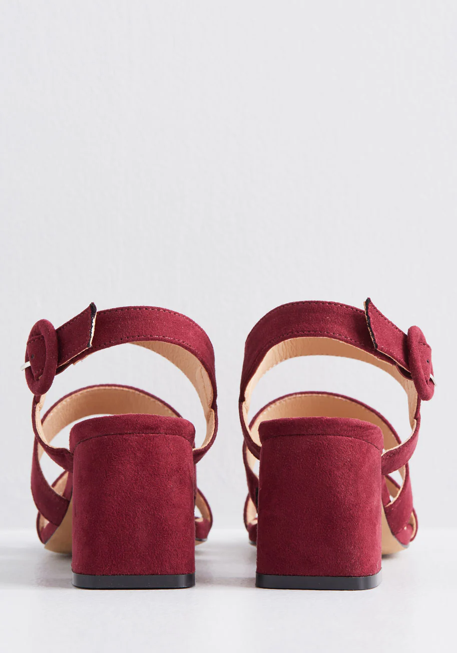 Strappy Hour Vegan Heel