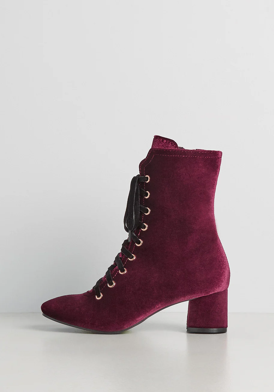 Luxe to the Touch Lace-Up Boot