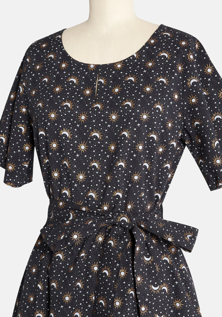 Consulting the Stars A-Line Dress
