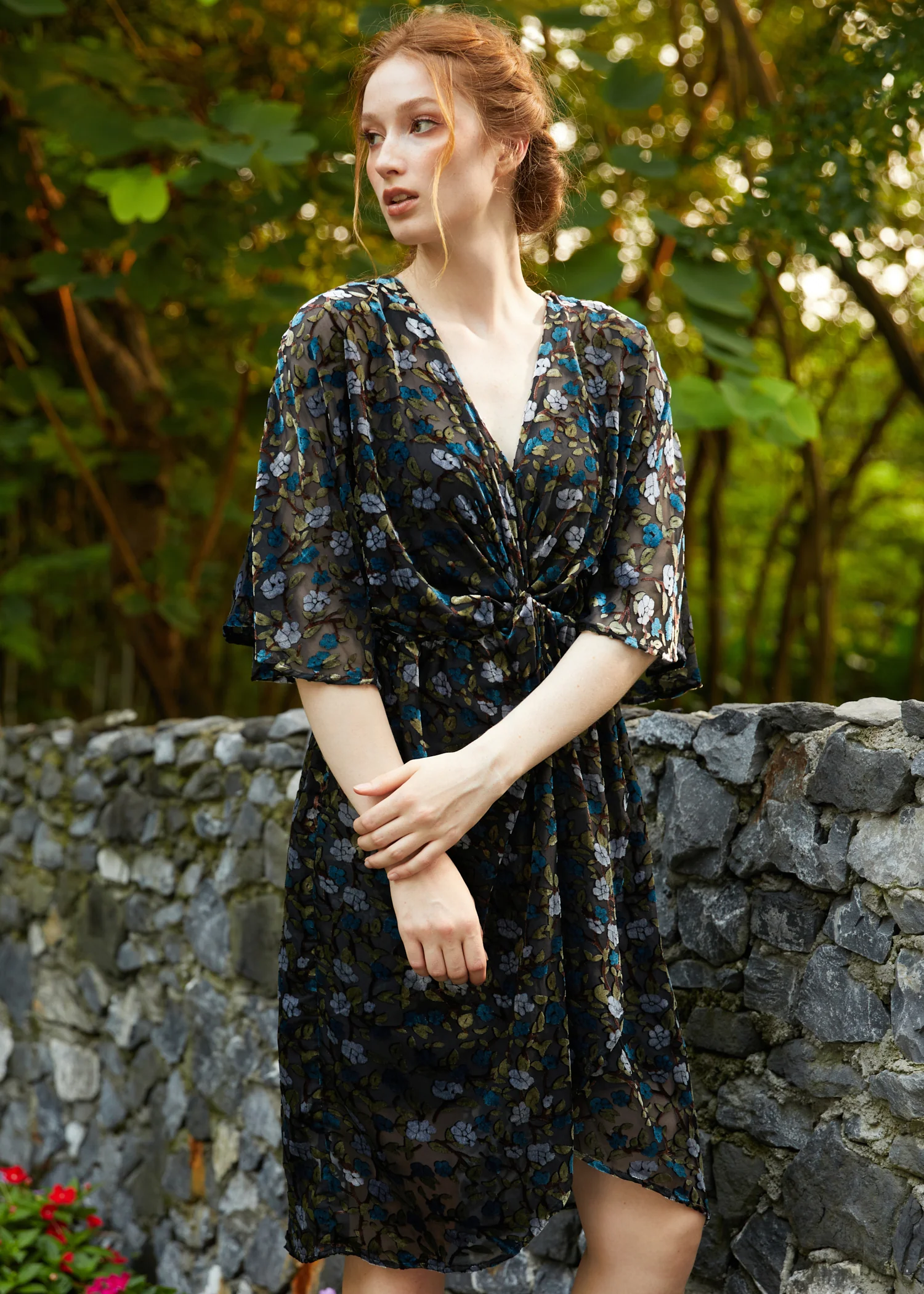 Dramatic Depths Velvet Dress