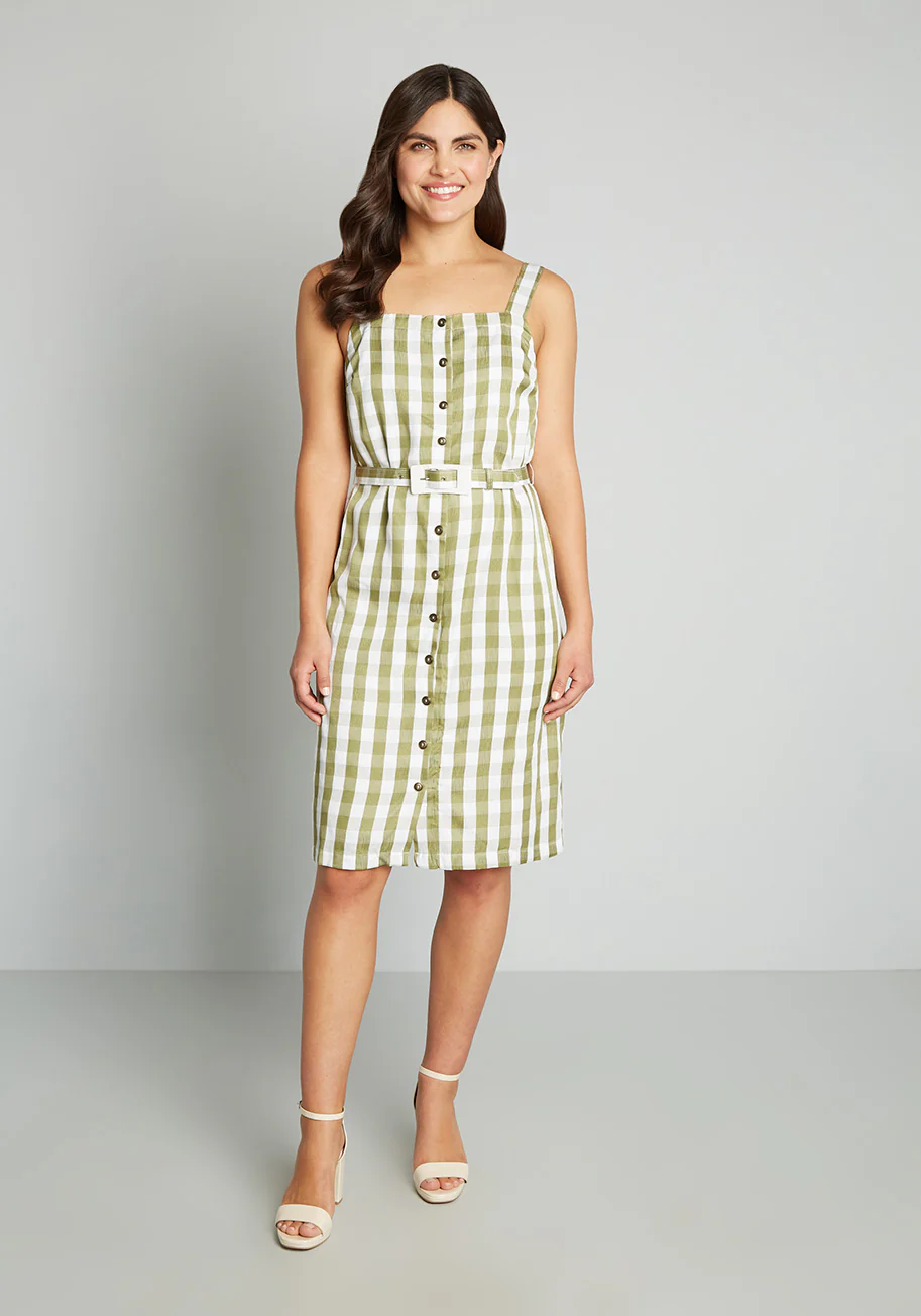 Past But Not Least Belted Dress