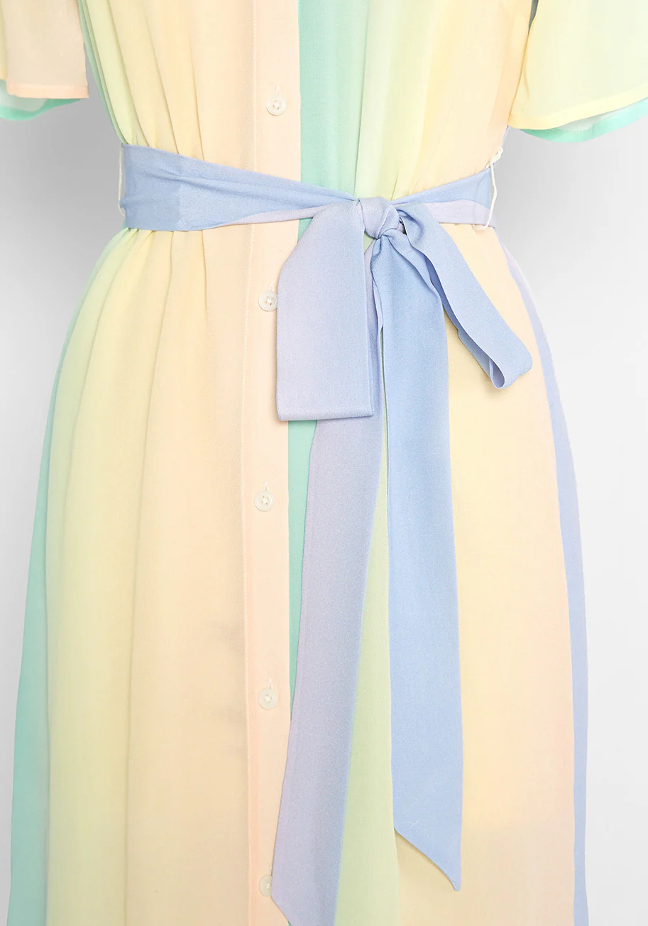 Lasso Around My Heart Silk Dress