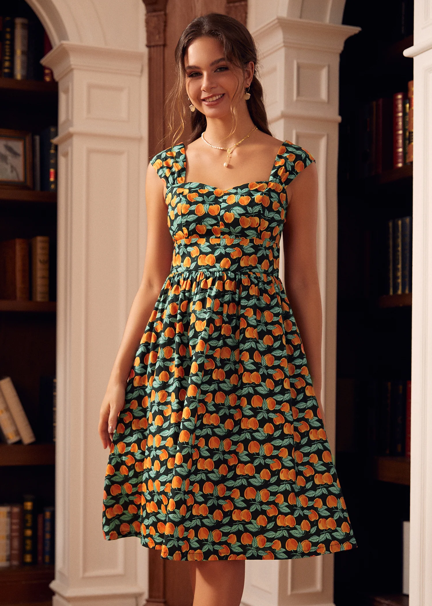 Sun-Kissed Fairytale Midi Dress
