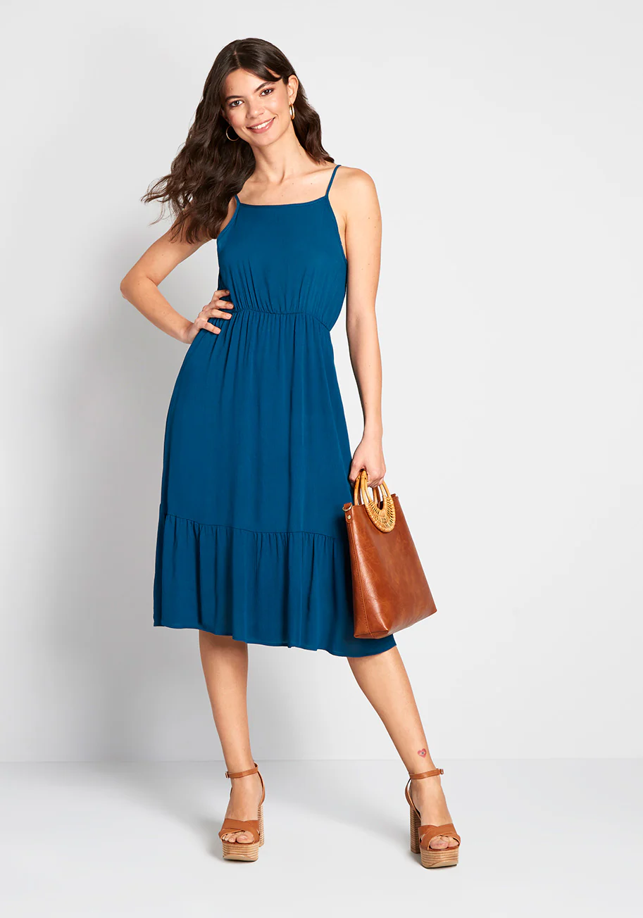 Breeze the Opportunity Midi Dress