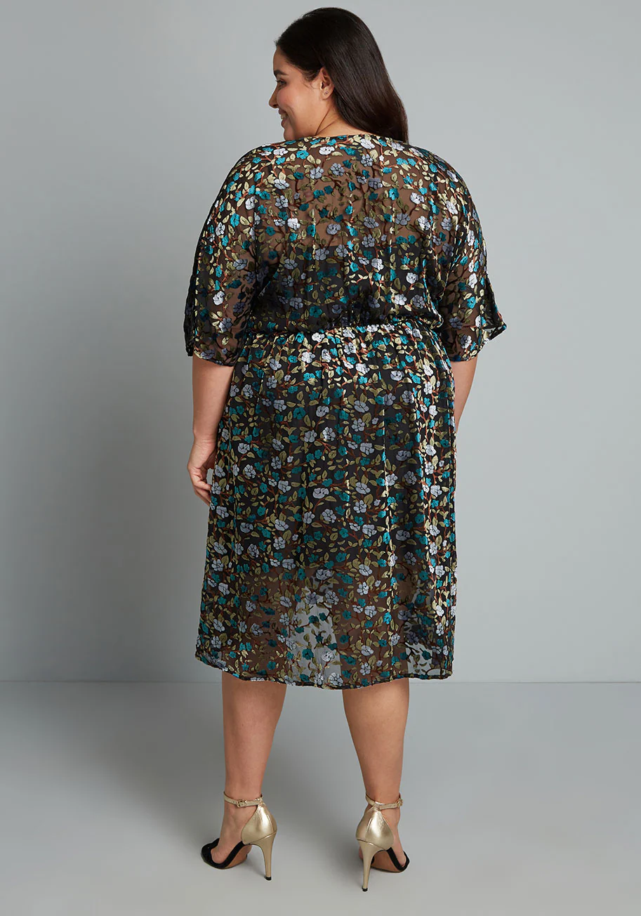 Dramatic Depths Velvet Dress