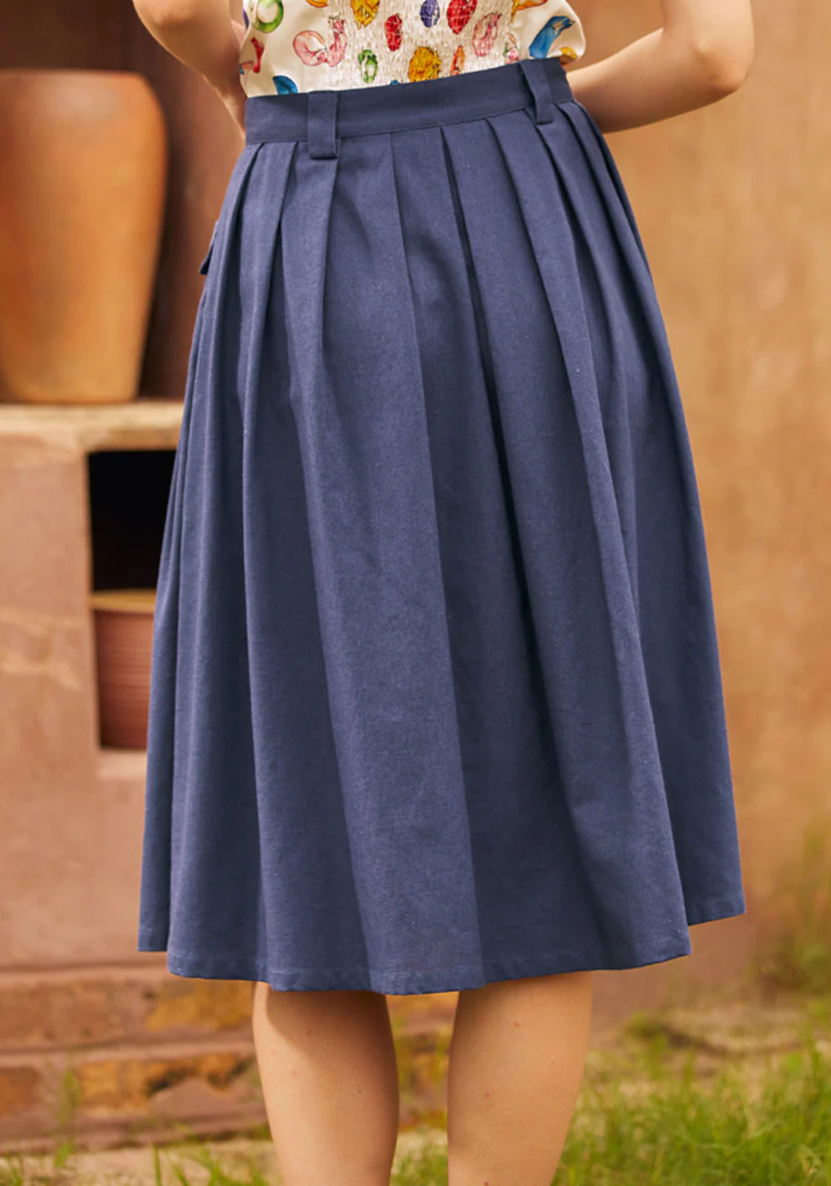 Effortless Feature Midi Skirt