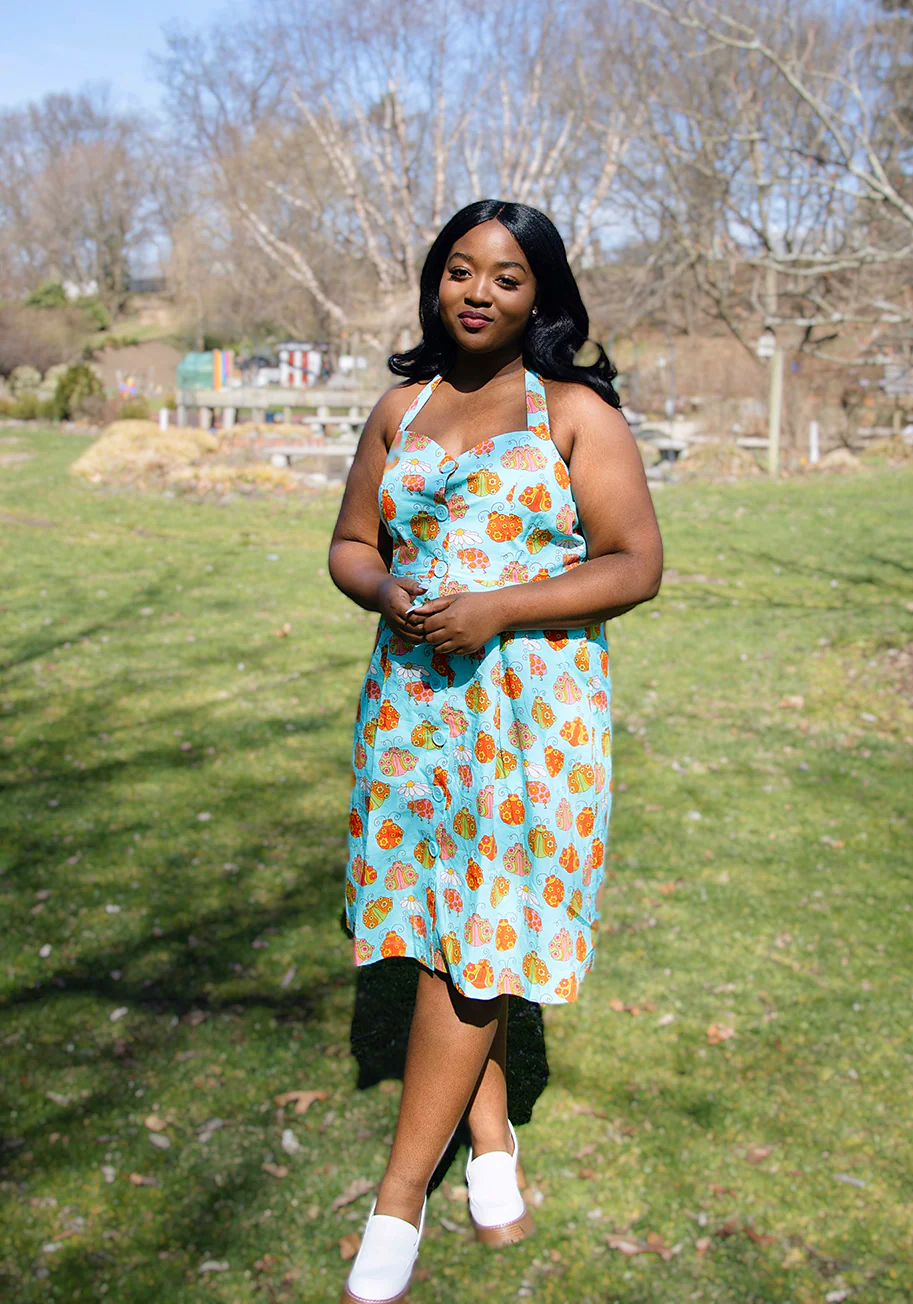 ModCloth x Marisol Muro Aligned With Destiny Fit And Flare Dress