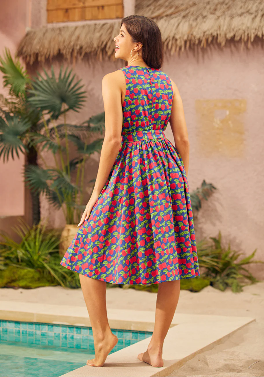 Instant Energy Faux-Wrap Dress