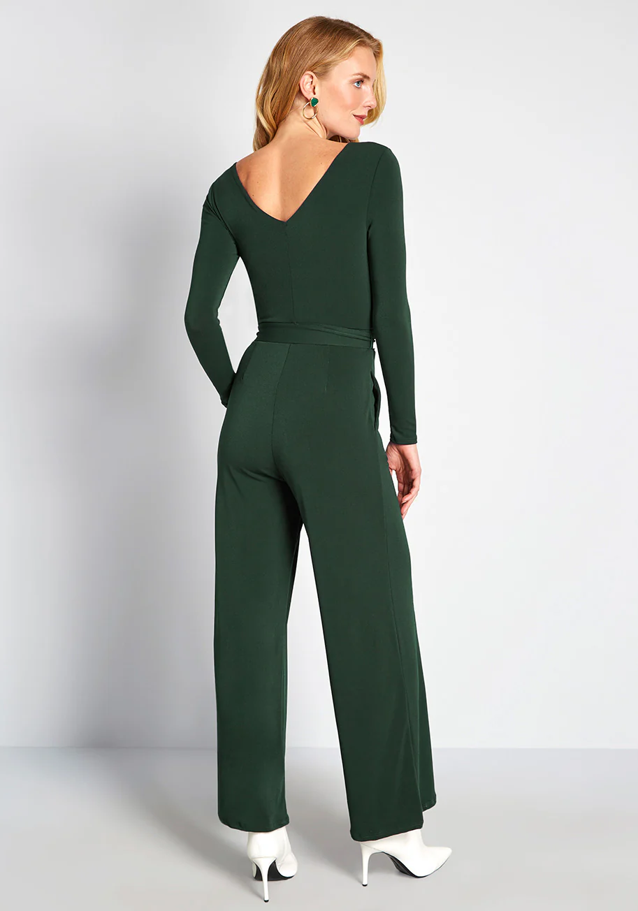 Elegant Everywhere Long Sleeve Jumpsuit