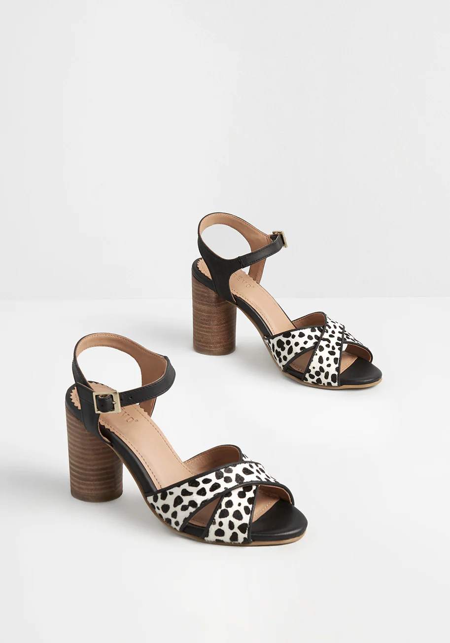 In the Spot-light Ankle Strap Heel