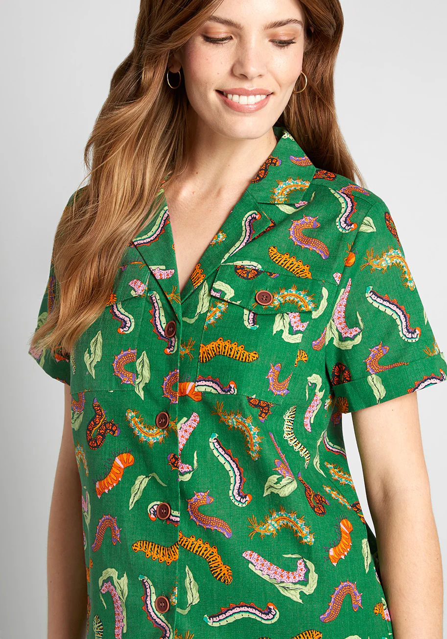 Constantly Transforming Button-Up Top