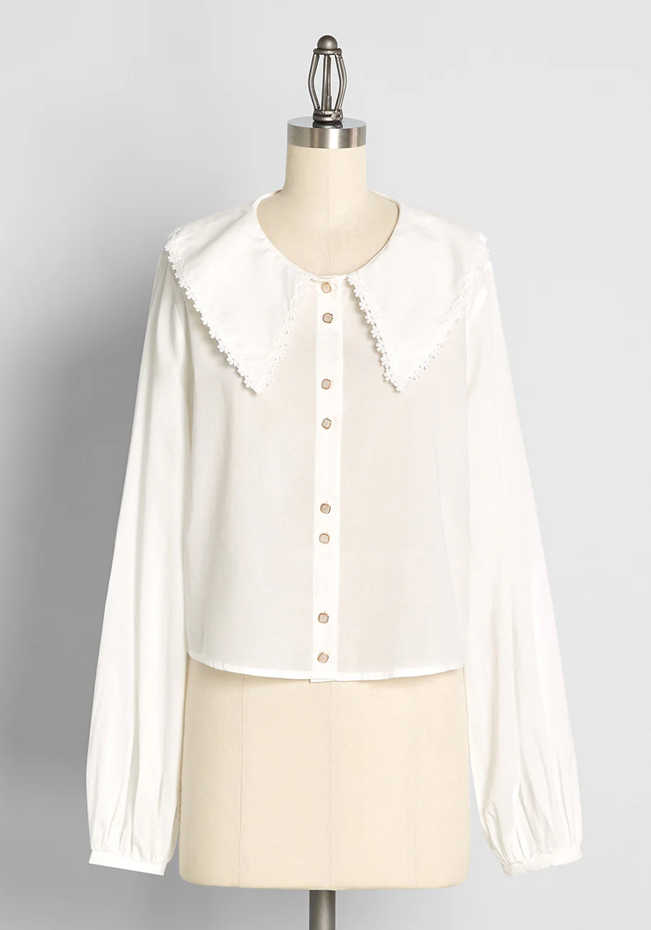 Pure Possibility Button-Up Blouse