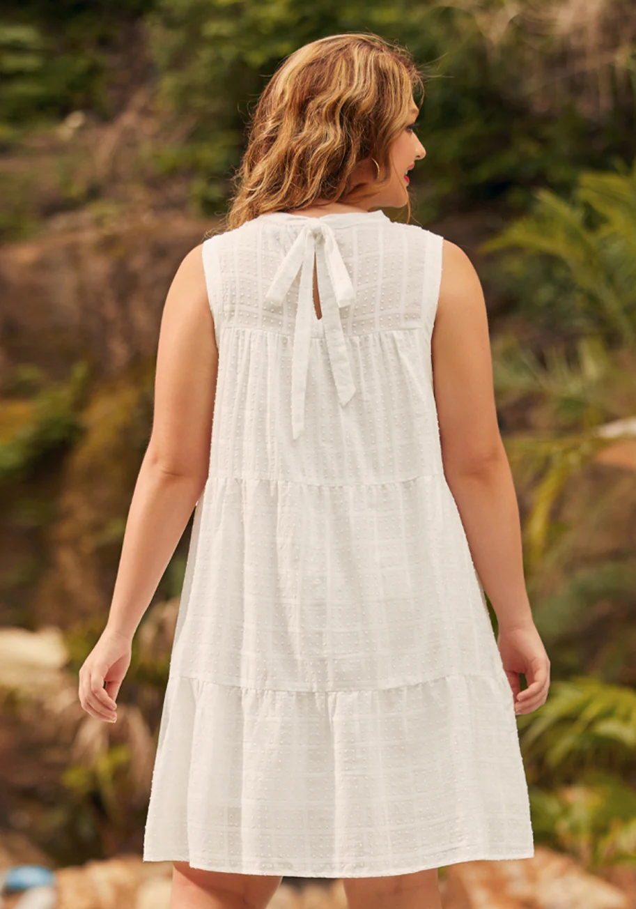 Garden Glamour Sleeveless Shift Dress