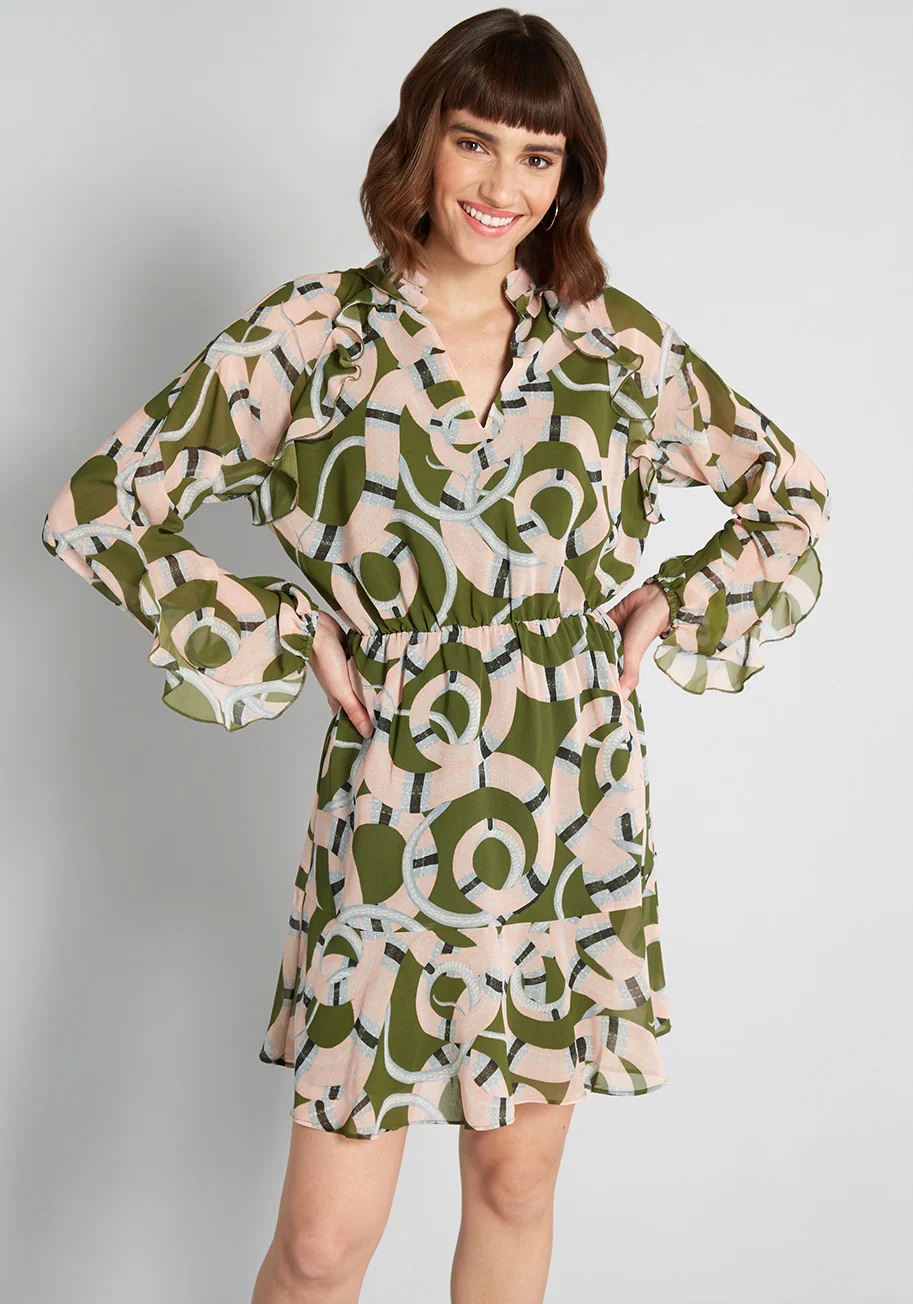 Medusa Moments Mini Dress