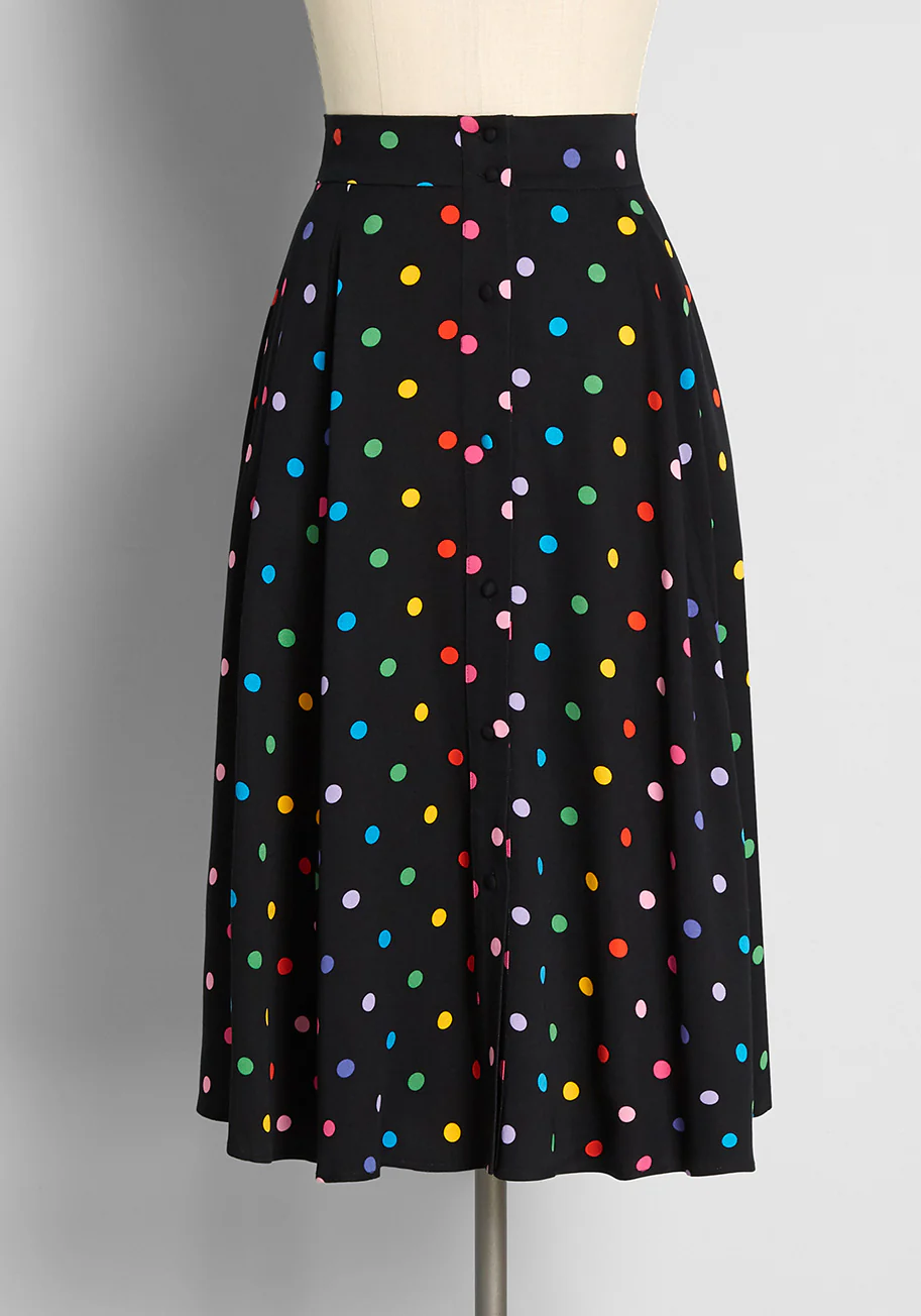 Rainbow Revival Midi Skirt