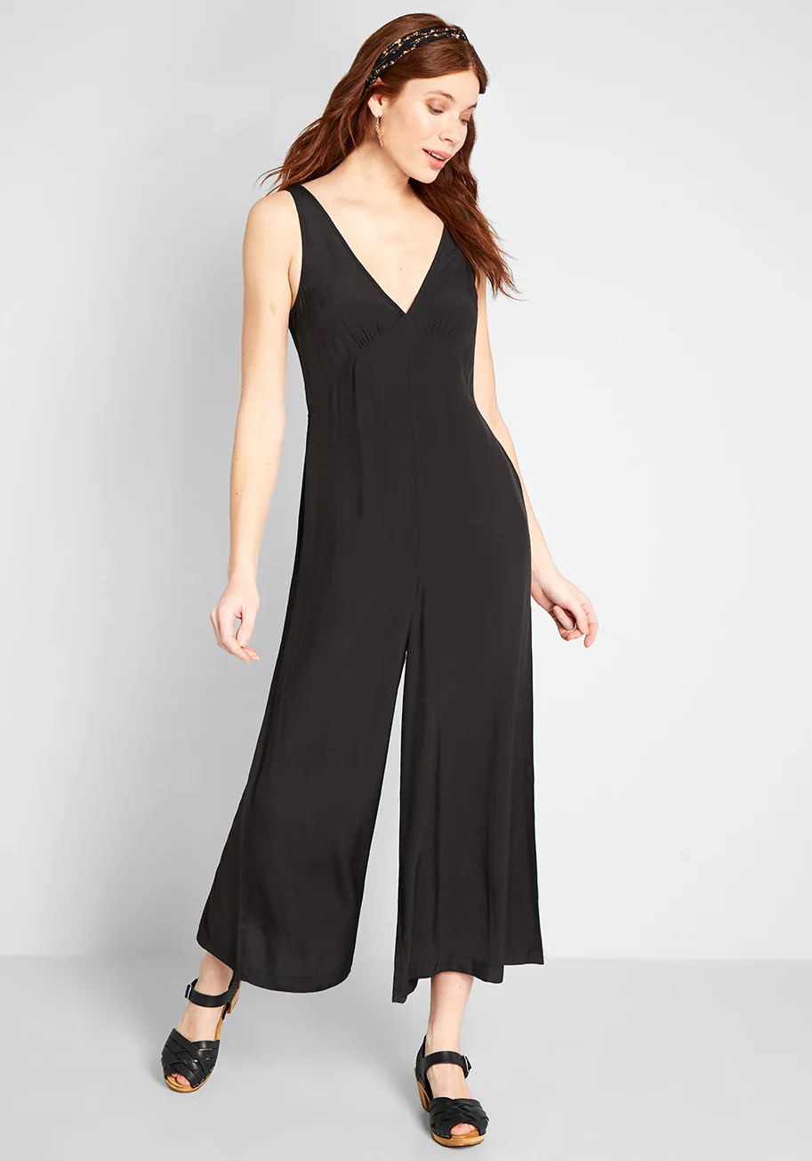 Bon Voyage V-Neck Jumpsuit