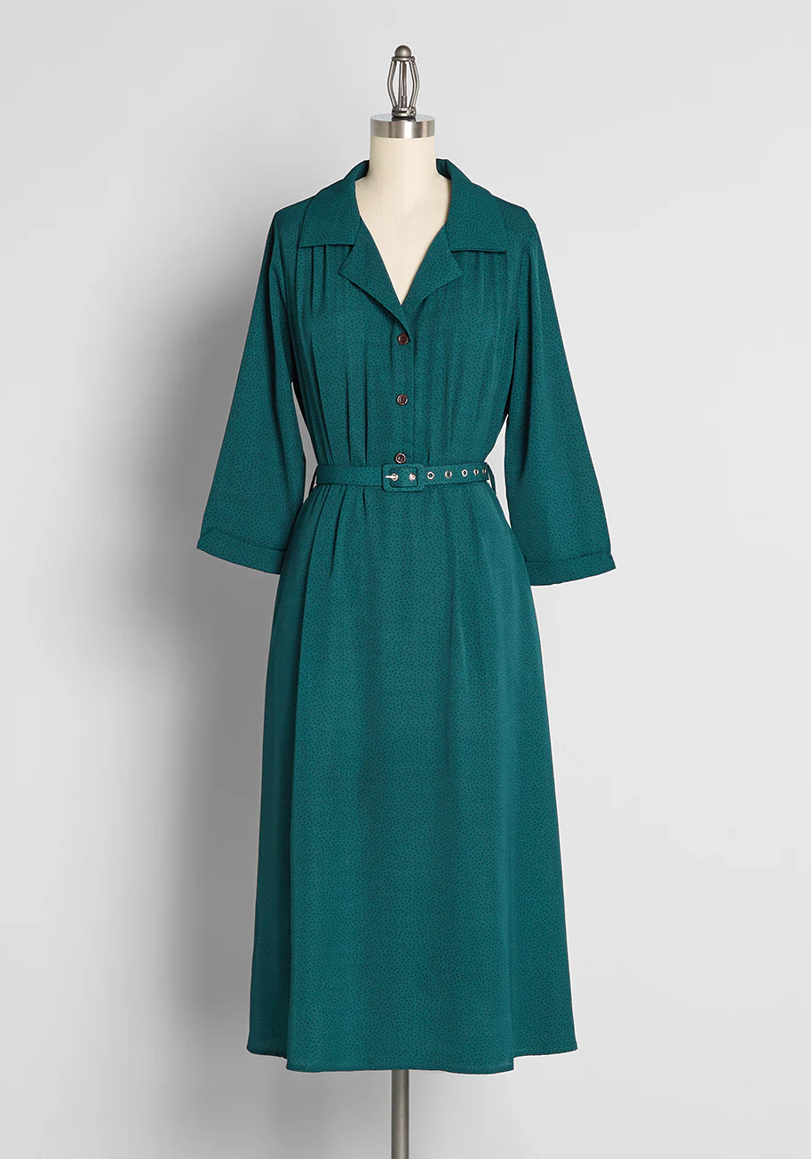 Spotted In the Archives Midi Dress