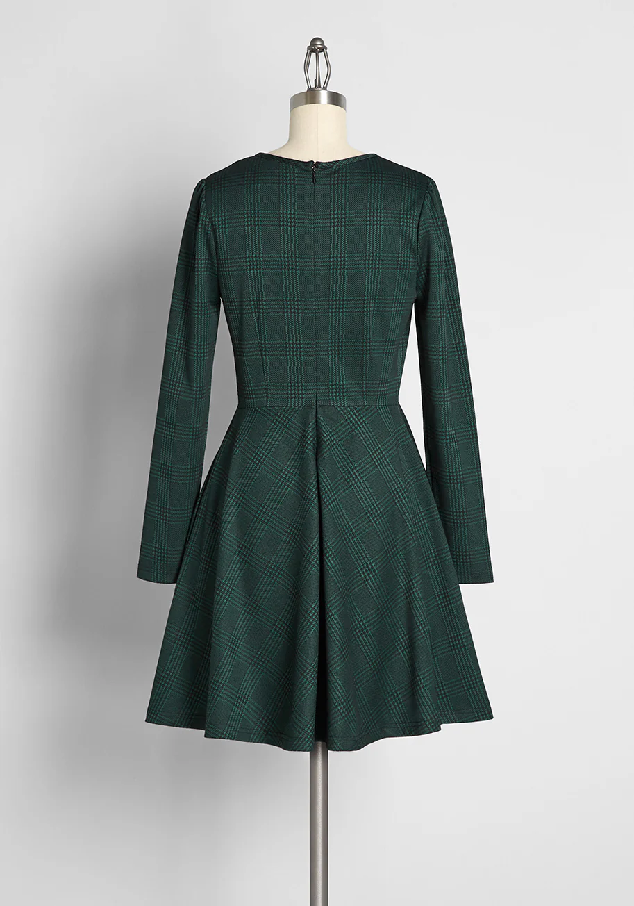 State Of Grace Fit And Flare Dress