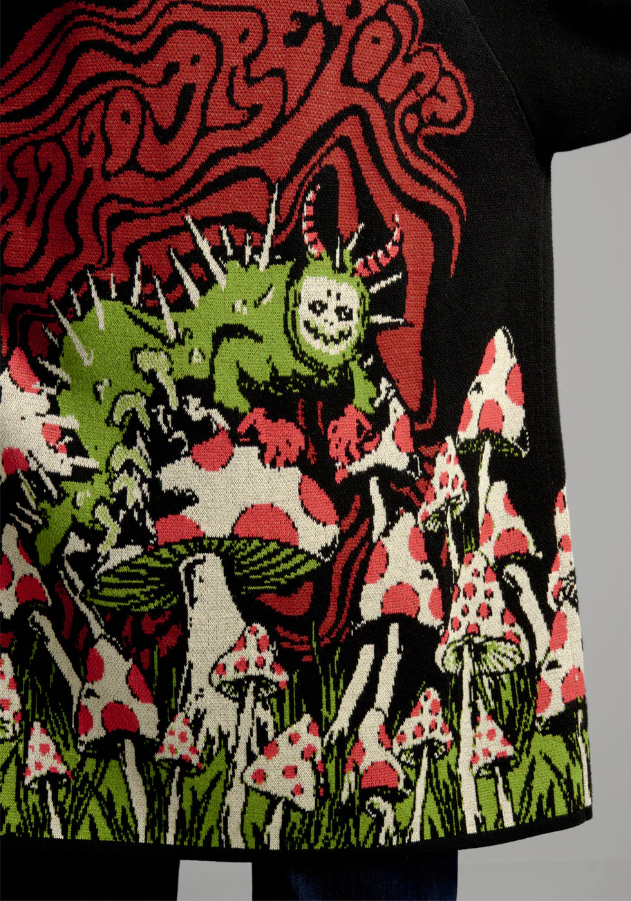 A Darling Dark Side Oversized Cardigan