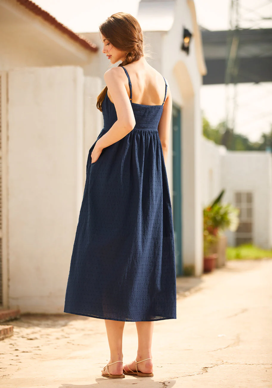 Quite Clearly Charismatic Midi Dress