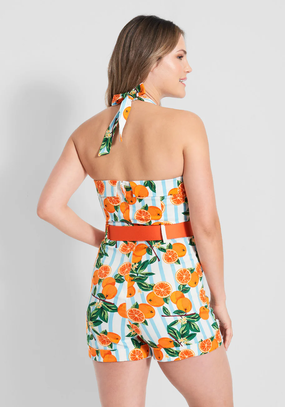 ModCloth x Collectif Squeezing In Some Fun Romper