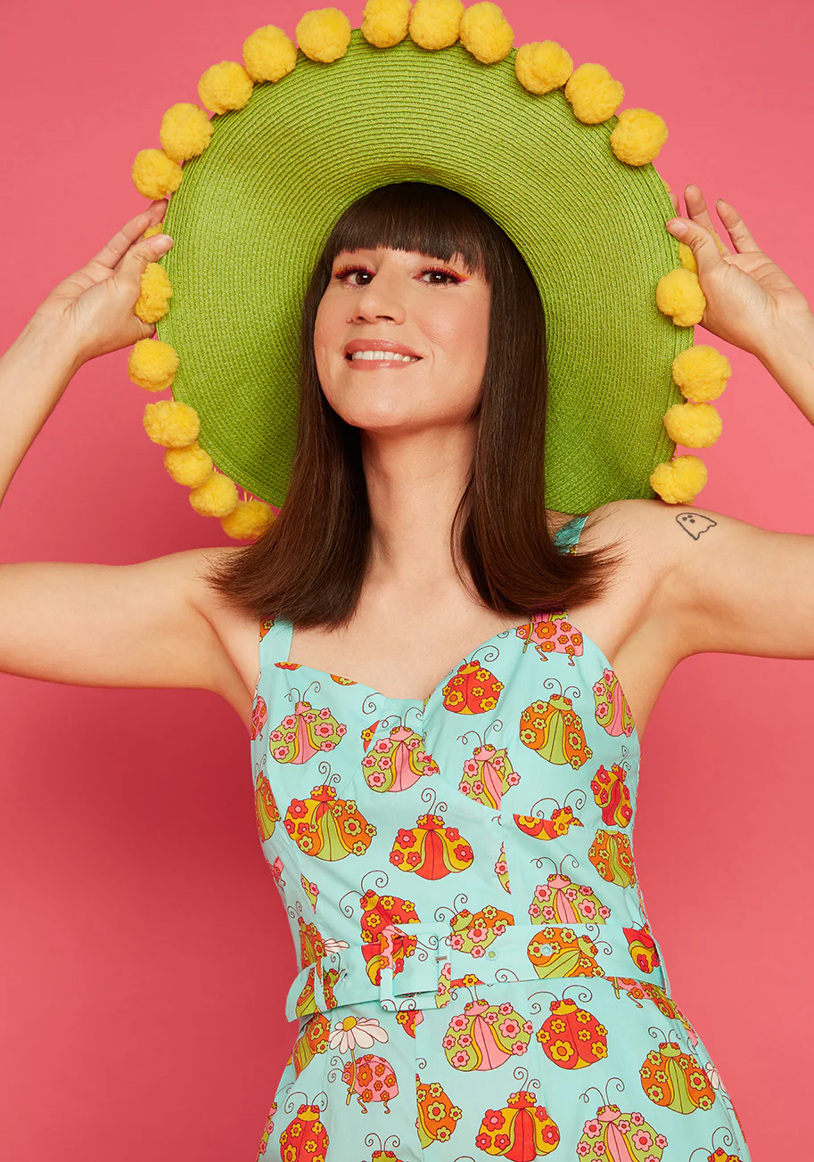 ModCloth x Marisol Muro Bugs and Kisses Wide-Leg Jumpsuit