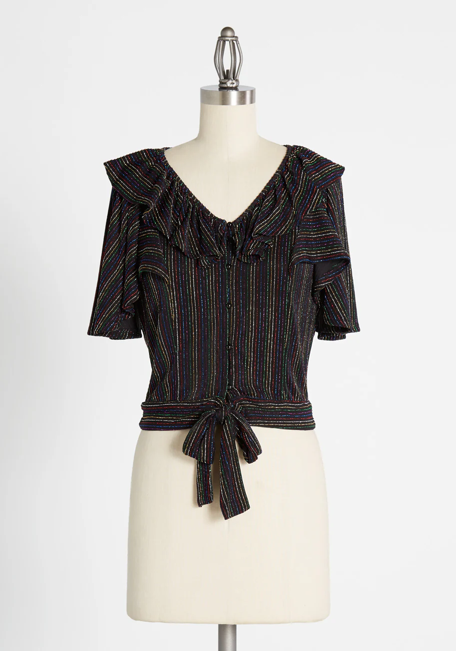 Sugarplum Fairy Stripe Dreams Top