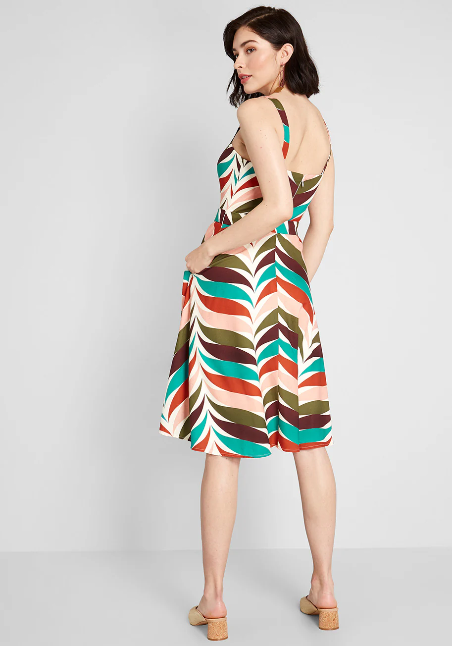 Smooth Sailing Belted Sundress