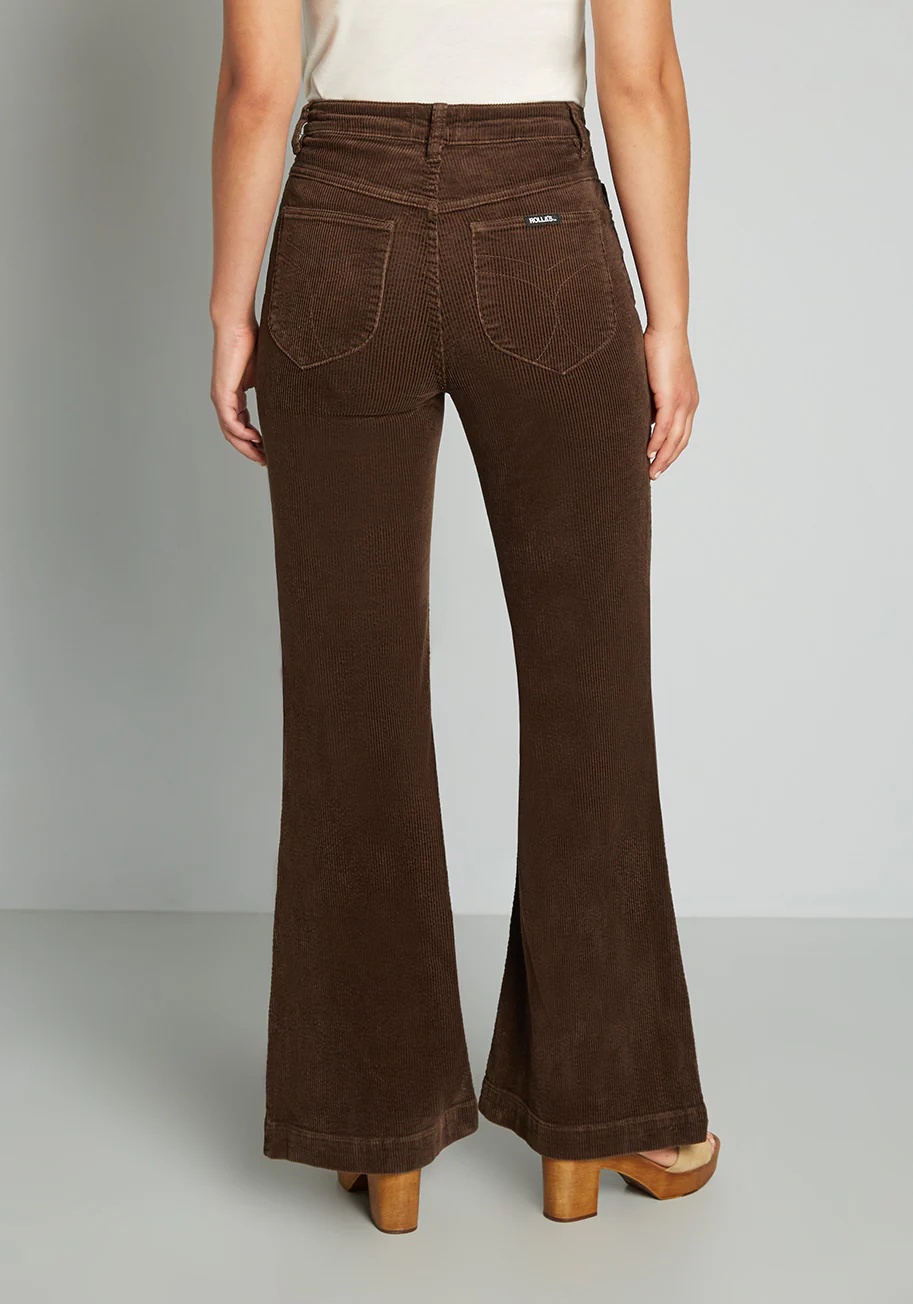 So Seventies Savvy Corduroy Flare Pants