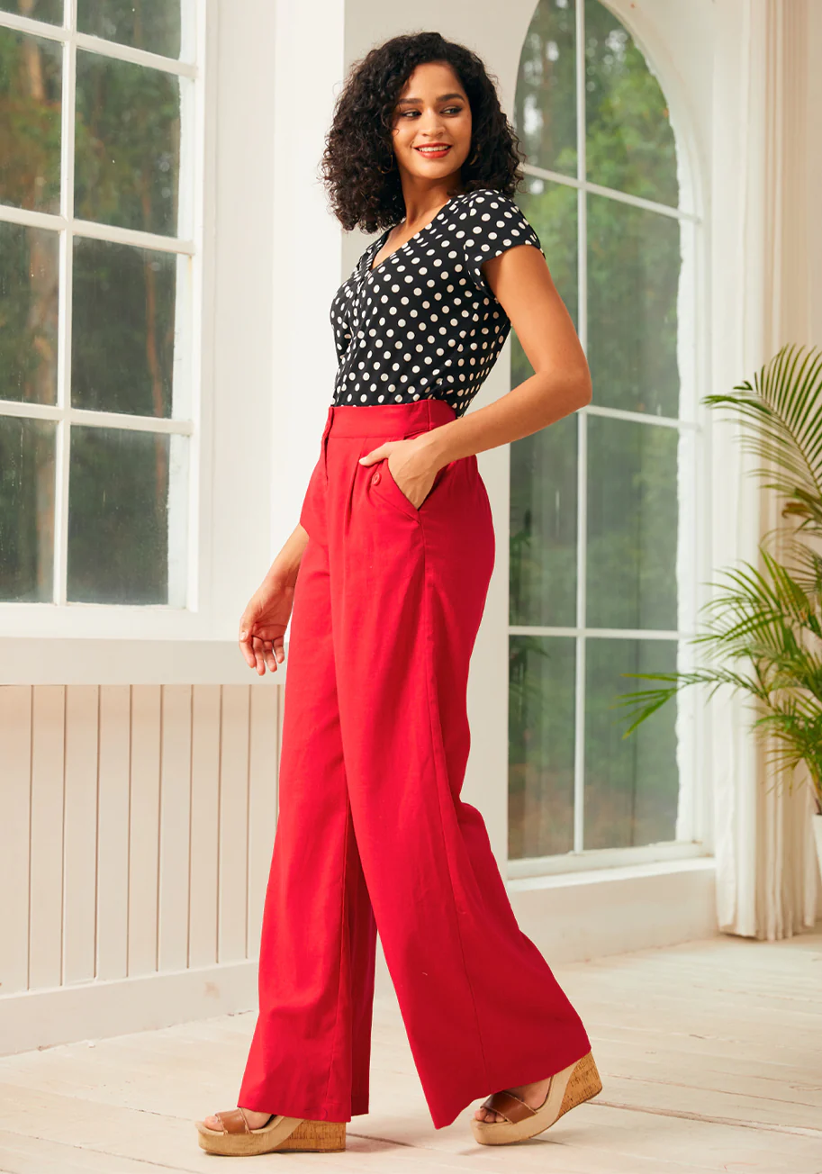 Lazy Afternoon Wide Leg Pants