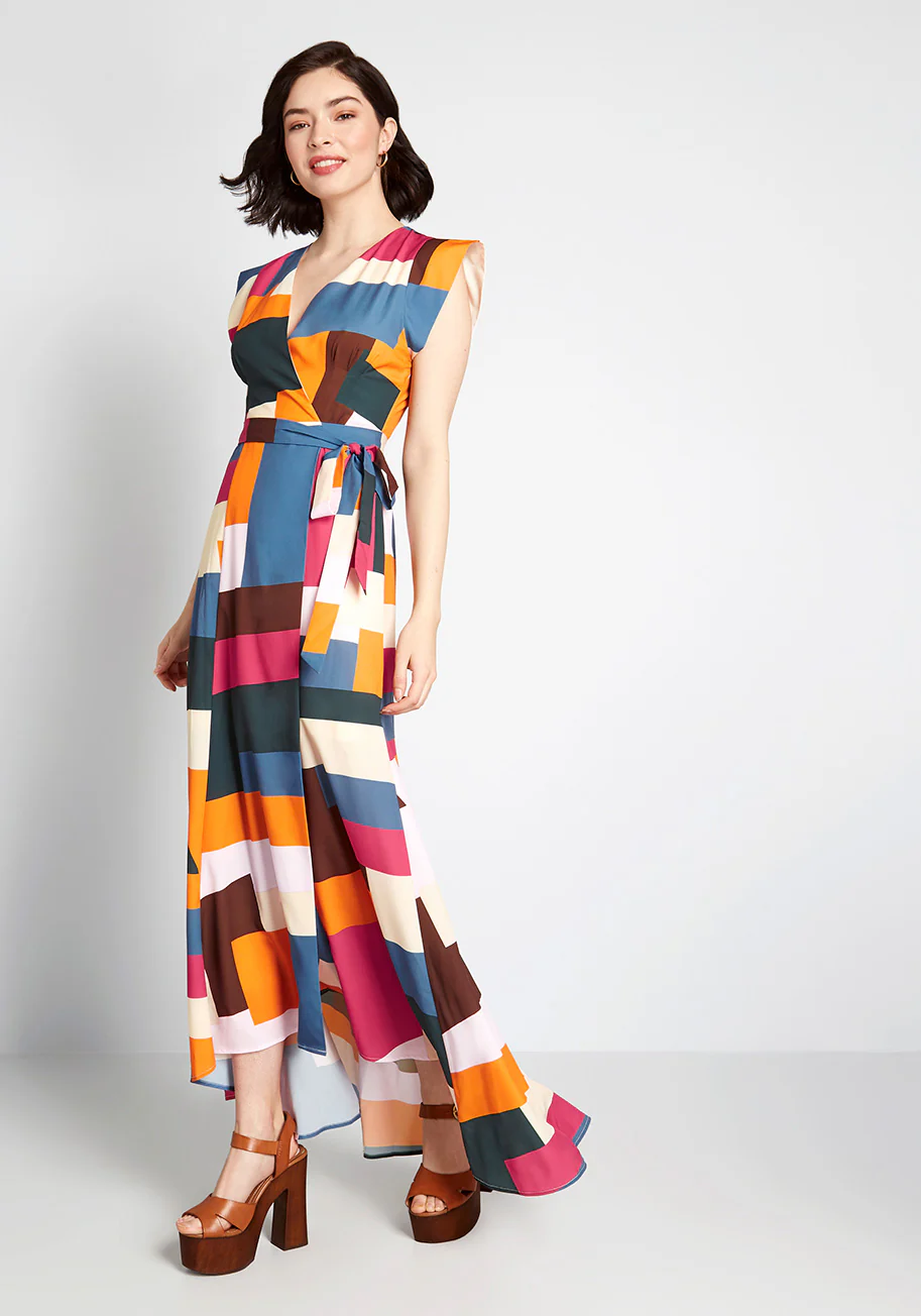 Palette Pleaser Wrap Dress