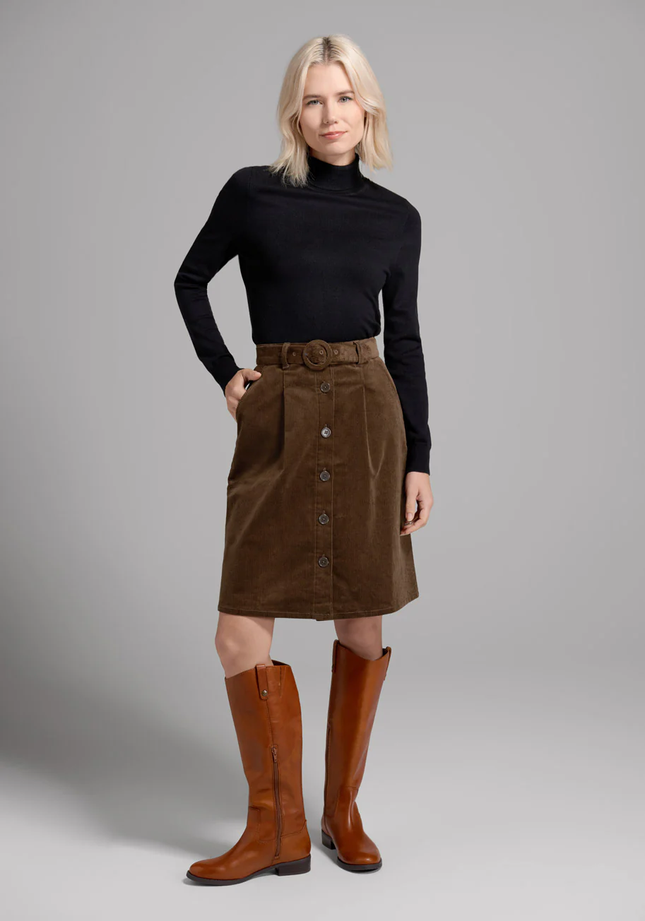 Girl Detective A-Line Skirt