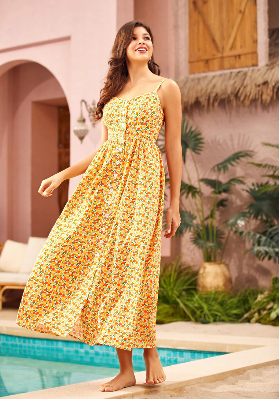 Quite Clearly Charismatic Midi Dress