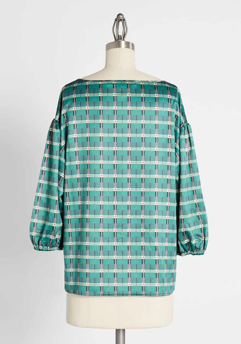 Preened in Green Top