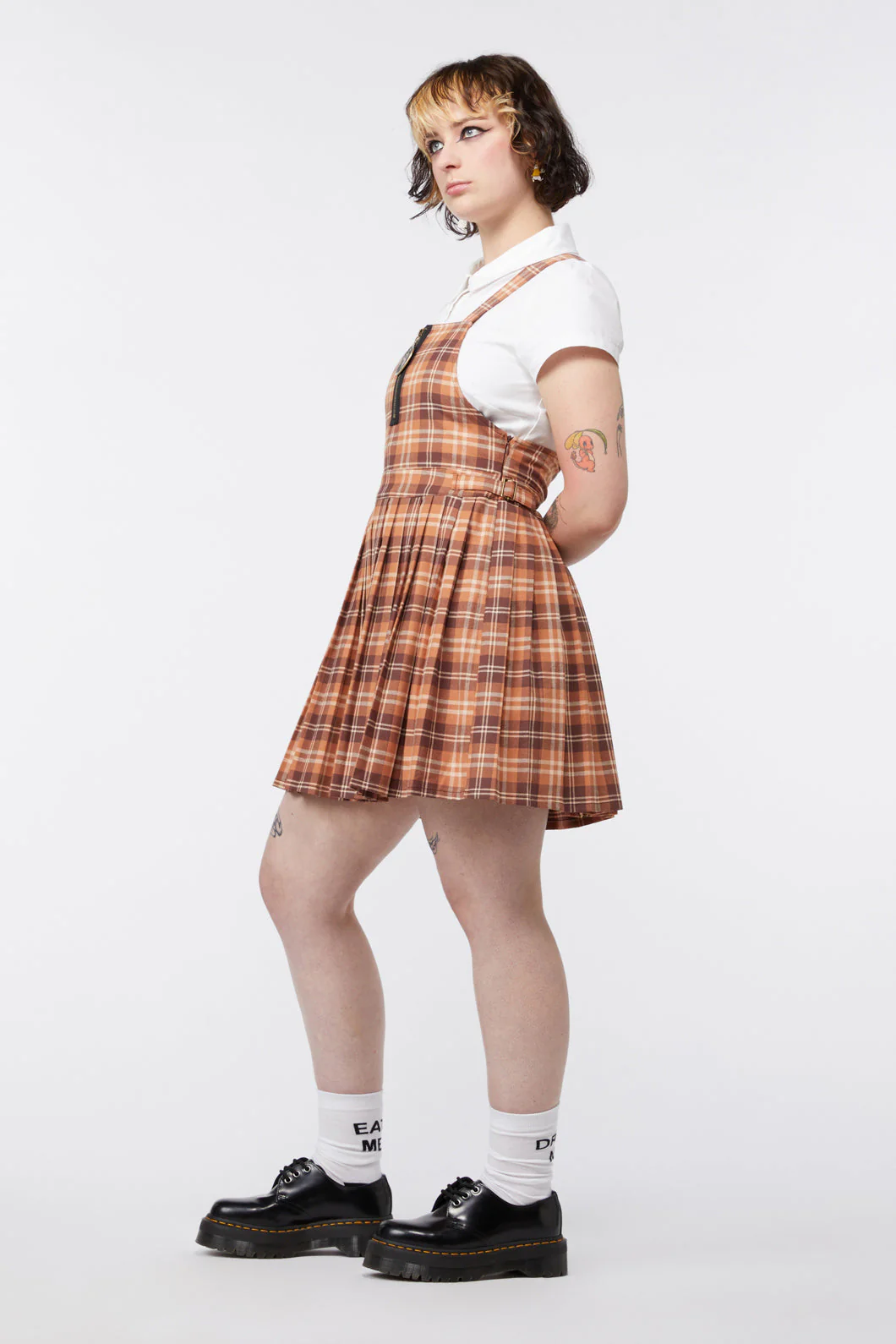 Looking Glass Tartan Pinafore
