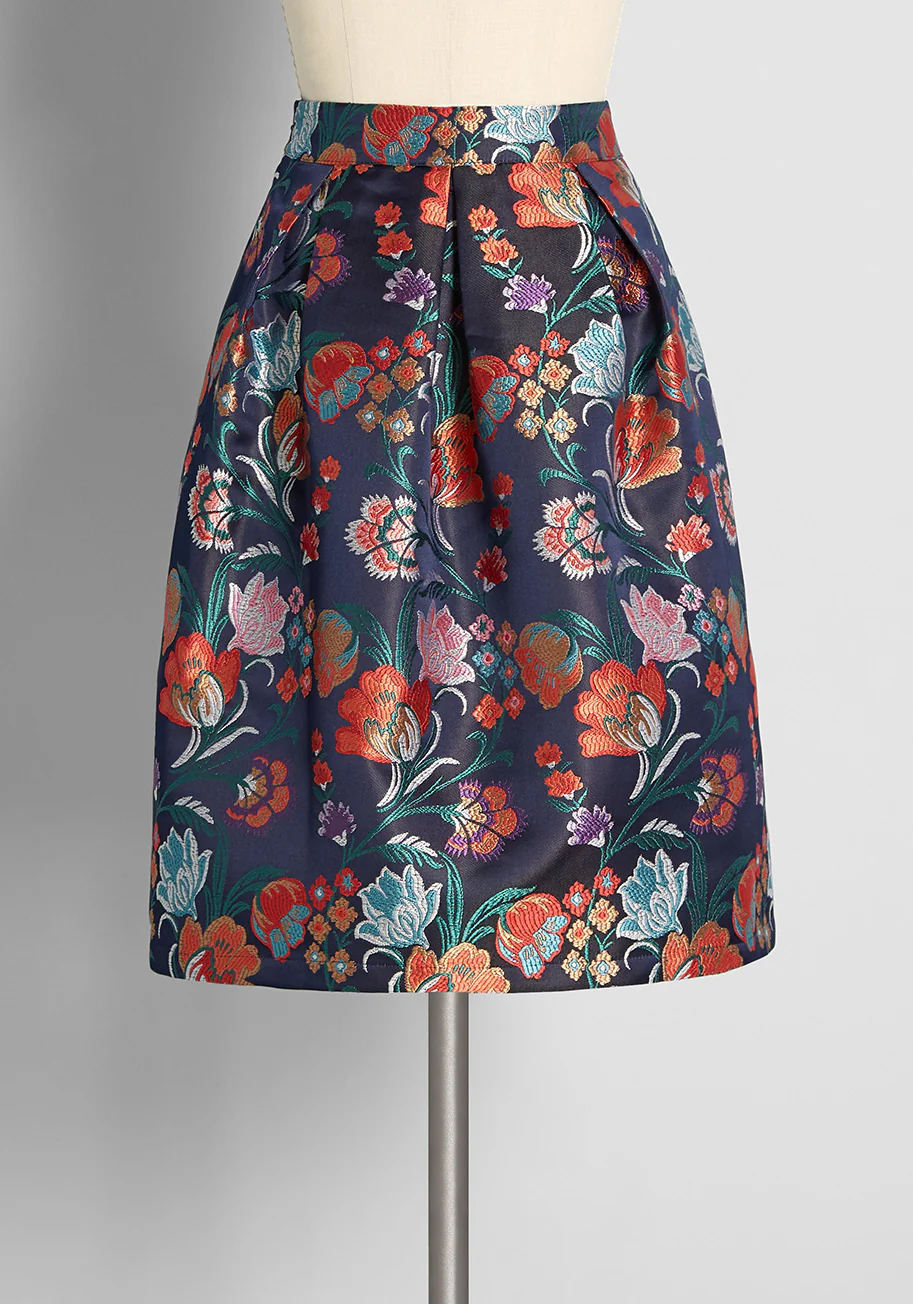A Winsome Encounter A-Line Skirt