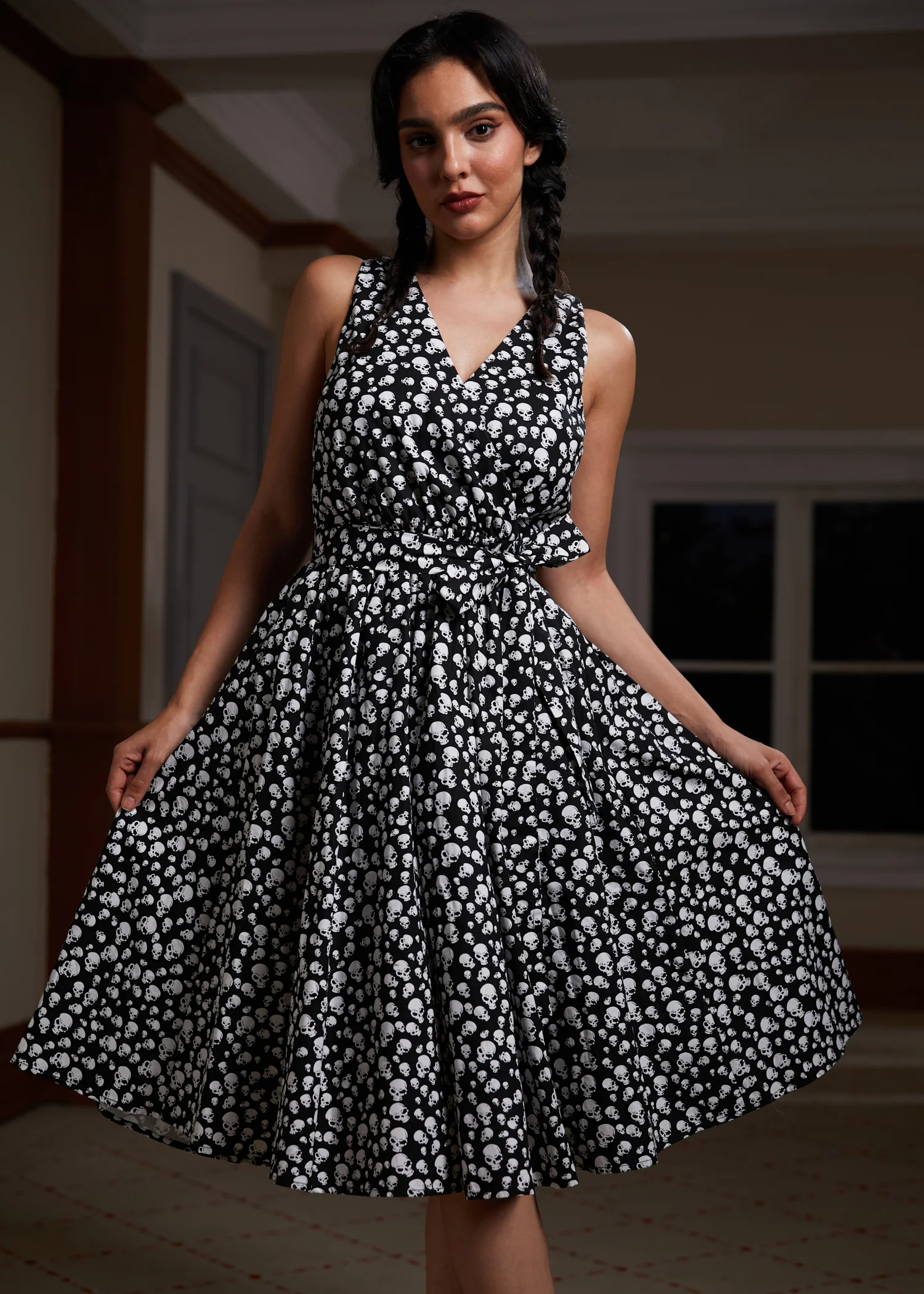 Instant Energy Faux-Wrap Dress